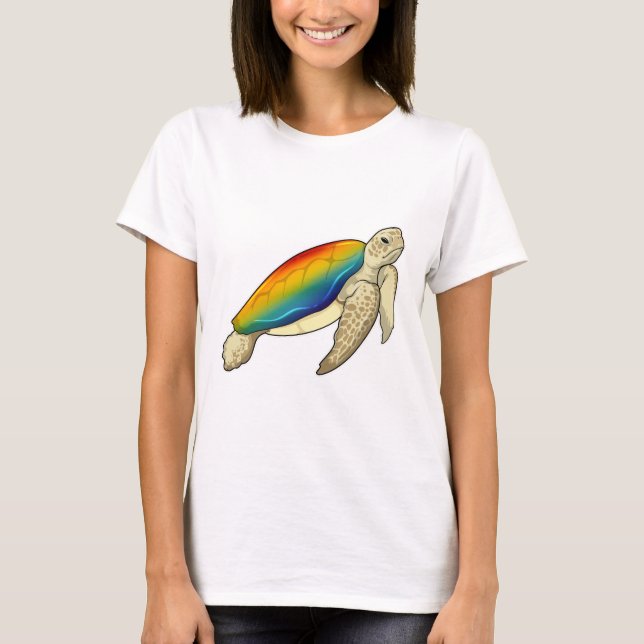 Turtle Rainbow T-Shirt (Front)