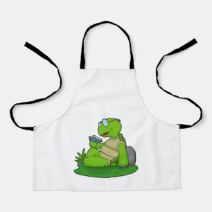 Turtle Reading Book Apron
