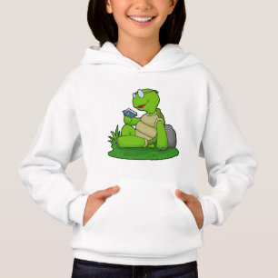 Turtle Reading Book Hoodie
