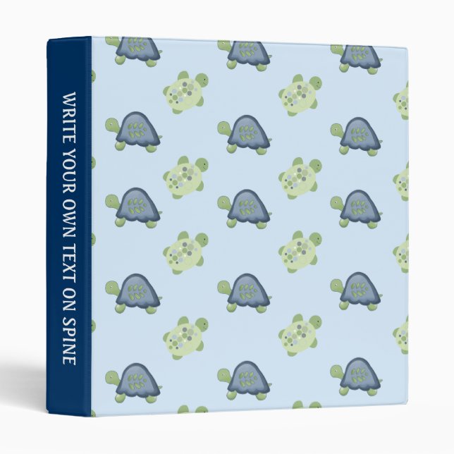 Turtle Reef Turtles Custom Avery Binder (Front/Spine)