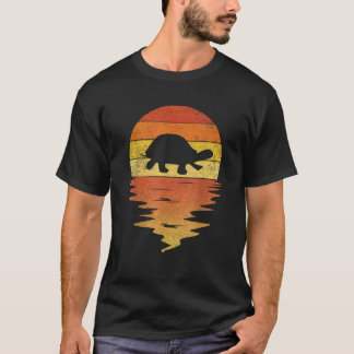 Turtle retro sunset 70s vintage Turtle T-Shirt