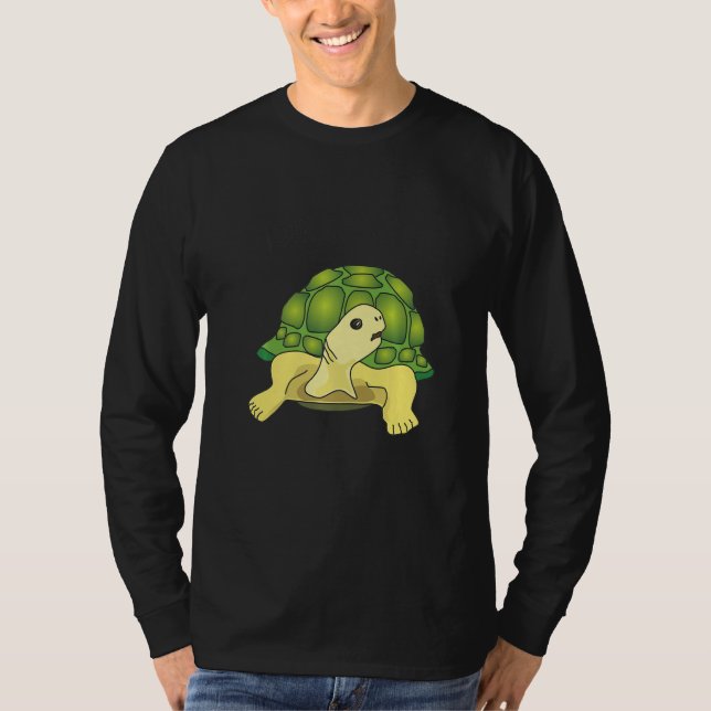 Turtle  saying  Sin estres No stress T-Shirt (Front)