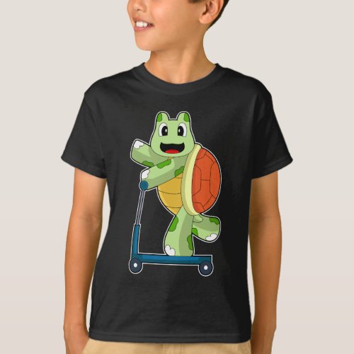 Turtle Scooter T_Shirt
