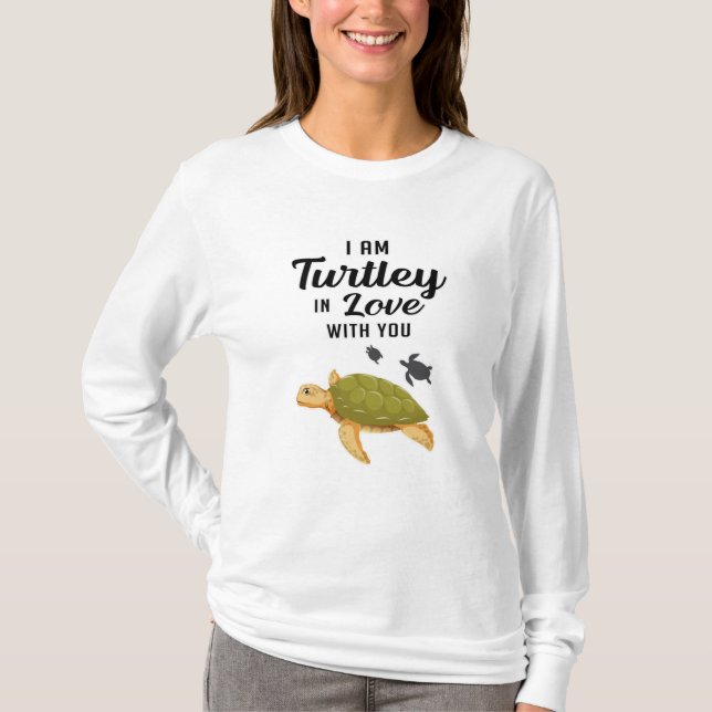 Turtle Sea Turtles Ocean Sealife Cute Animal Gift T-Shirt (Front)