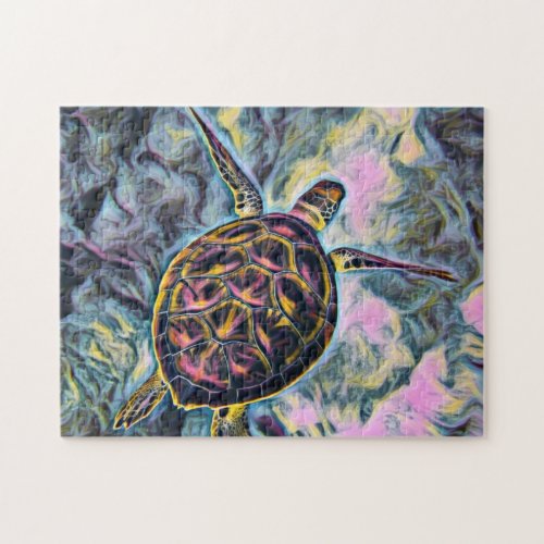 Turtle sea water  jigsaw puzzle