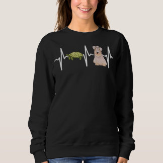 Turtle Sealyham Terrier Heartbeat Dog Sweatshirt