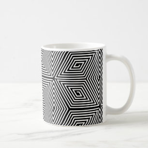 Turtle shell [black] - Japanese Pattern Coffee Mug