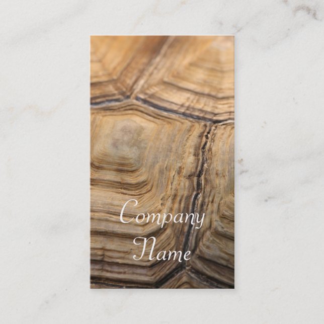 Turtle Shell Business Cards (Front)