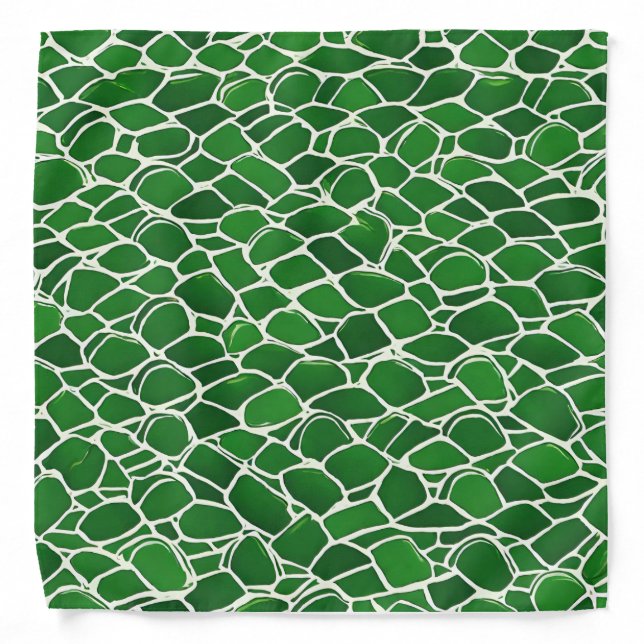 Turtle Shell Pattern Bandana (Front)