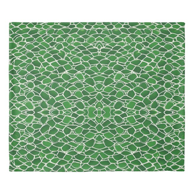 Turtle Shell Pattern Duvet Cover (Front)