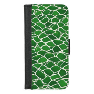 Turtle Shell Pattern iPhone 8/7 Wallet Case