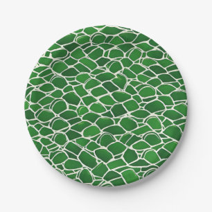 Turtle Shell Pattern Paper Plates