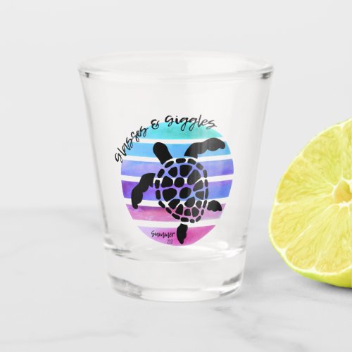 Turtle Shot Glass Alabama Glasses Giggles