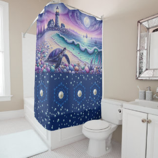 Turtle Shower Curtain