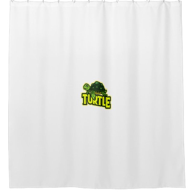 turtle shower curtain (Front)