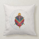 Turtle Star Quill Background Cushion