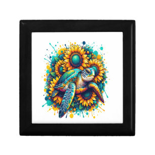 Turtle Sunflower Gift Box