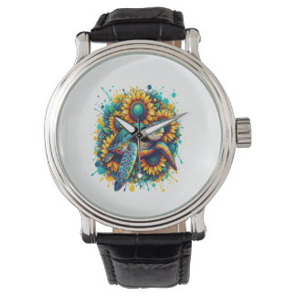 Turtle Sunflower Watch