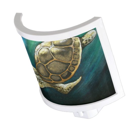 Turtle Sunlight Swim Night Light (Angled)