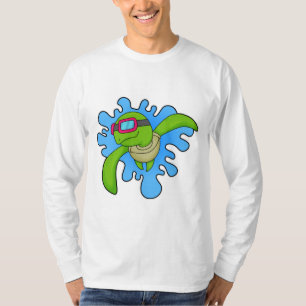 Turtle Swimming Swimming goggles T-Shirt