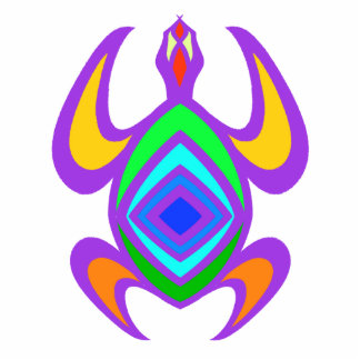 Turtle Symmetry Color Photo Sculpture
