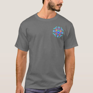 Turtle Symmetry Pattern 2-Sided Dark Shirts