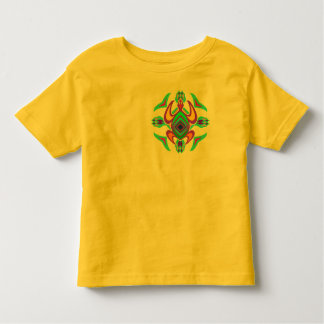 Turtle Symmetry Pattern 2-Sided Toddler Shirts