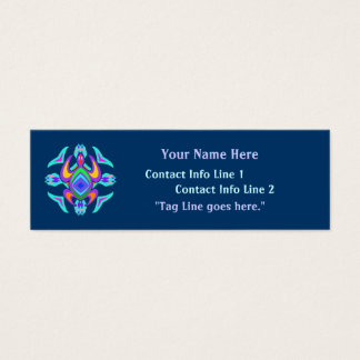 Turtle Symmetry Pattern Profile Card