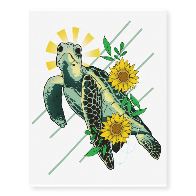 Turtle Temporary Tattoos (Front)