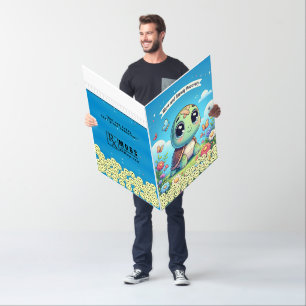 Turtle-Themed Get Well Soon Design Card