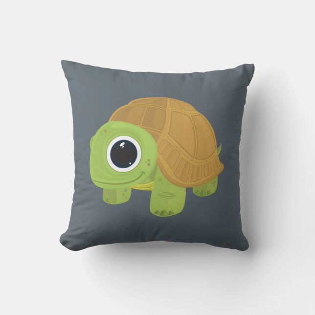 Turtle Throw Pillow (Front)