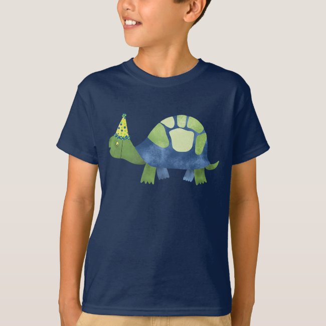 Turtle Tortoise Birthday Party Shirt