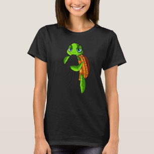 Turtle Tortoise Sea Animal Women Girls Kids T-Shirt