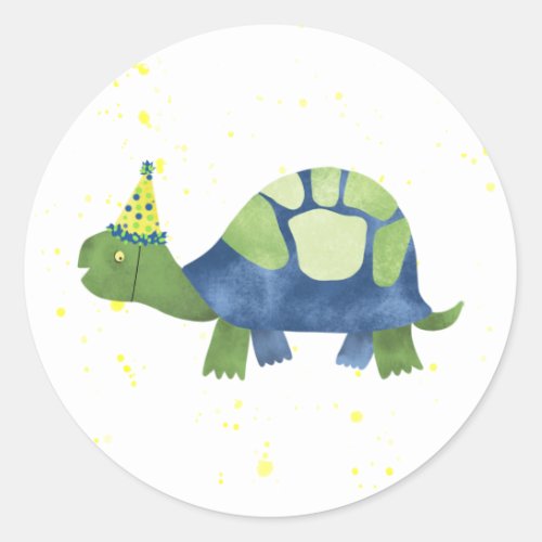 Turtle Tortoise Sticker and Envelope Seal