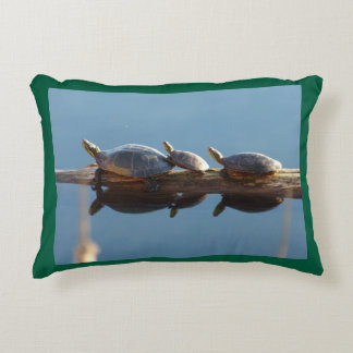 Turtle Trio Accent Pillow