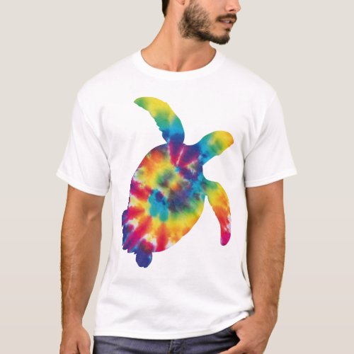 Turtle Turtle Tie Dye Tie Dye T_Shirt