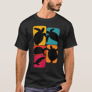 Turtle turtles Retro Design T-Shirt