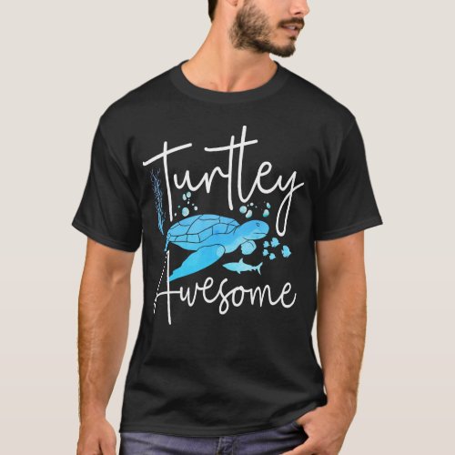 Turtle Turtley Awesome Pun T_Shirt