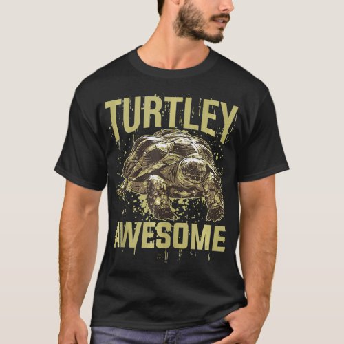 Turtle Turtley Awesome Spur Tortoise Land Turtle S T_Shirt