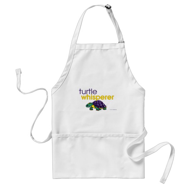 Turtle Whisperer Adult Apron (Front)