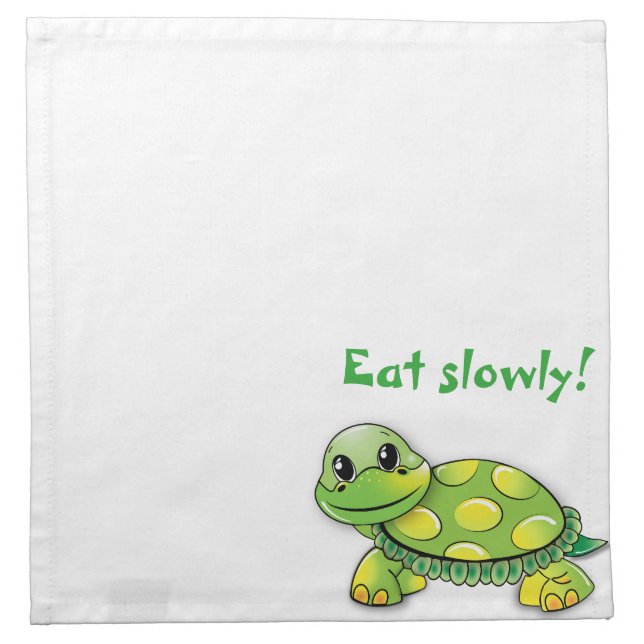 Turtle wise advice napkin (Front)