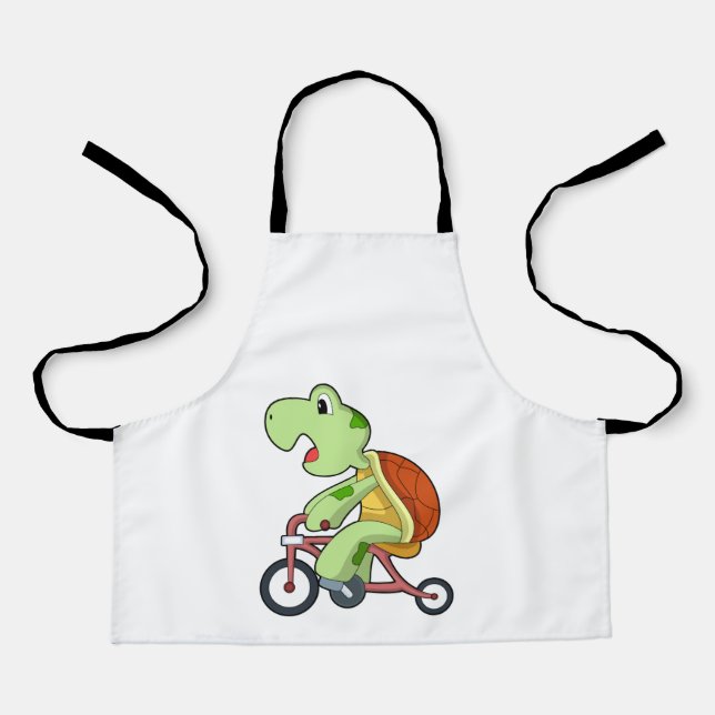 Turtle with Bicycle Apron (Front)