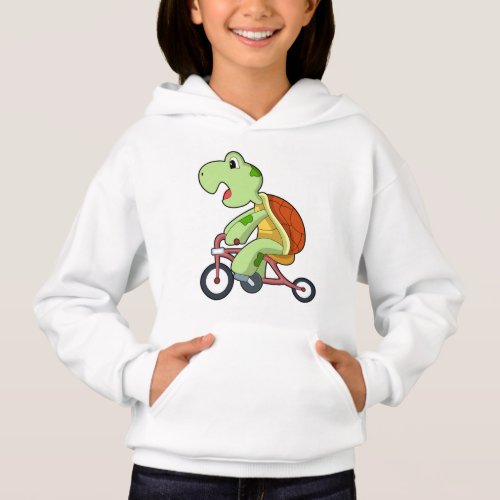 Turtle with Bicycle Hoodie