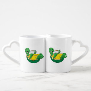 Turtle with Cup of Coffee