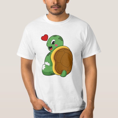 Turtle with Heart T_Shirt