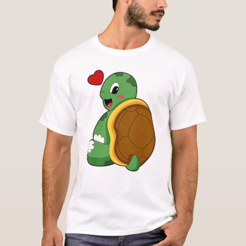 Turtle with Heart T_Shirt