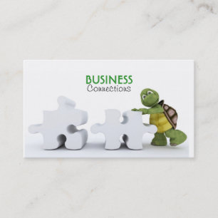 Turtle with Jigsaw Piece Business Card