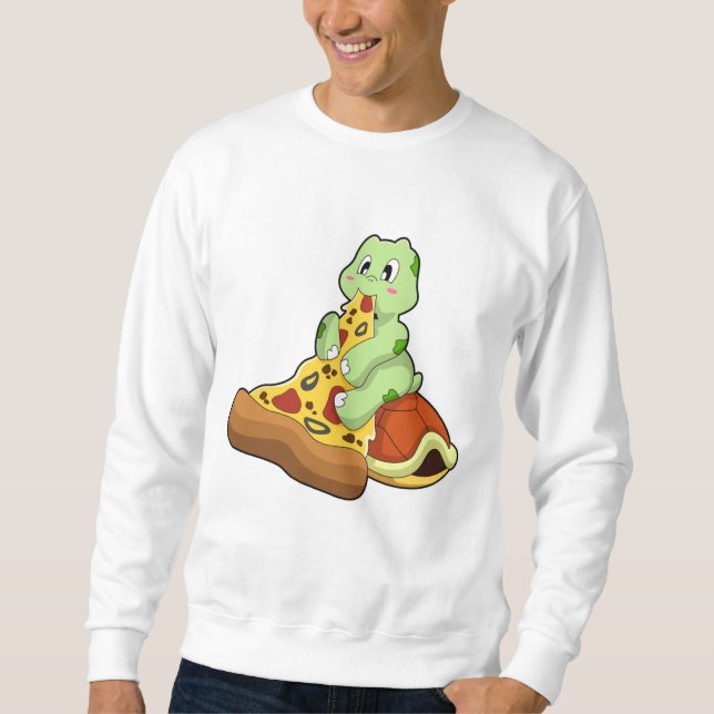 Turtle with Pizza Sweatshirt (Front)