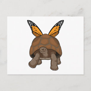 Turtle with Rainbow Colors Postcard