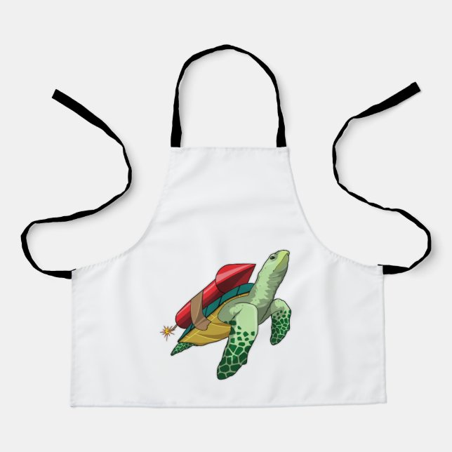 Turtle with Rocket Apron (Front)